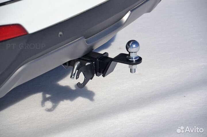 Фаркоп для Хендай Крета, съемный квадрат