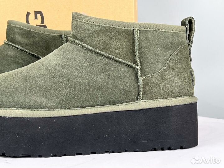 Угги на платформе UGG Ultra Mini Platform Green