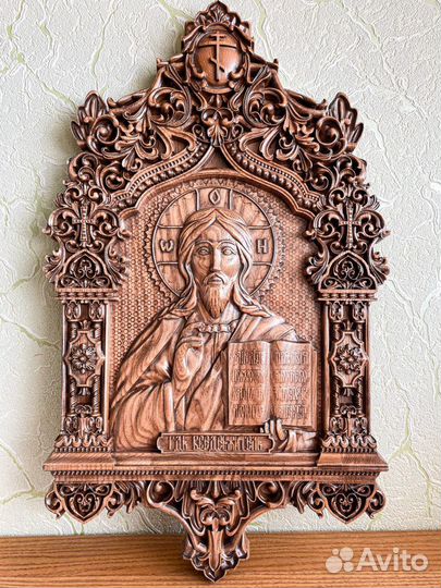 Икона Господь Вседержитель (из дерева)