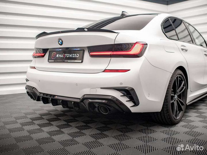 Задний диффузор BMW G20 Maxtondesign