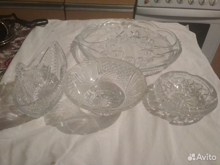 Салатницы хрусталь СССР