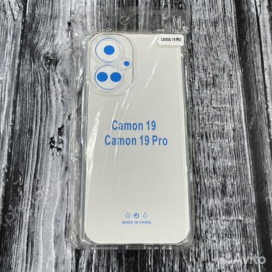 Чеxoл пpoзрачный для Tecno Camon 19 / 19 Pro