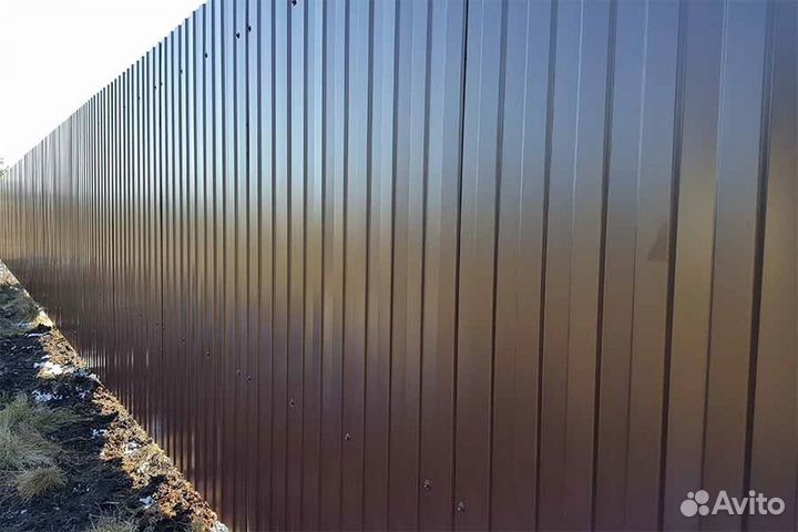 Забор из профлиста