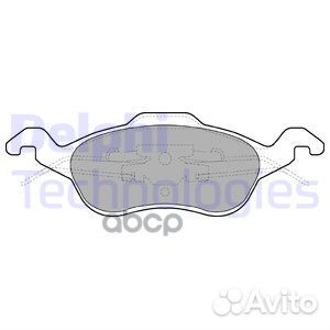 Колодки торм дисковые lp1315 Delphi