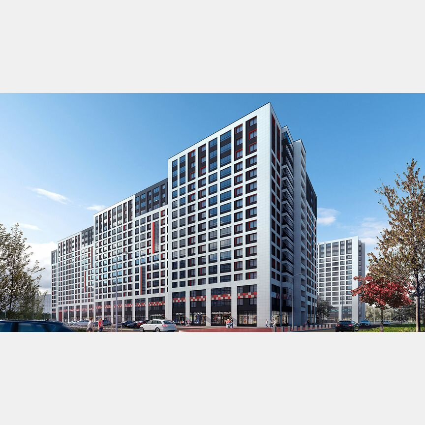 2-к. квартира, 46,1 м², 8/16 эт.