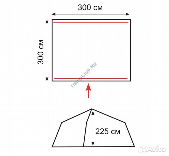 Палатка-тент-шатер