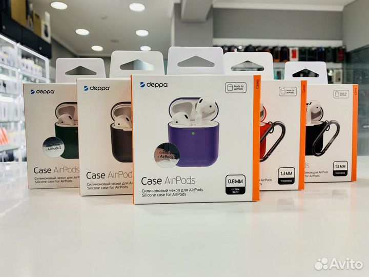 Чехлы Deppa на AirPods 2