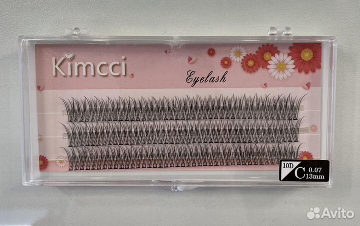 Накладные ресницы пучки Ласточкин хвост