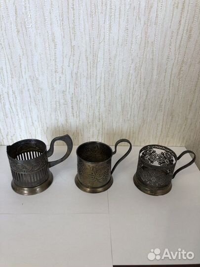 Подстаканник,Мельхиоровый, СССР. Винтаж