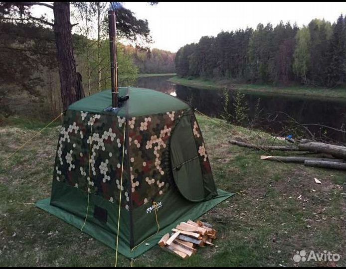 Палатка баня мобиба, баня походная
