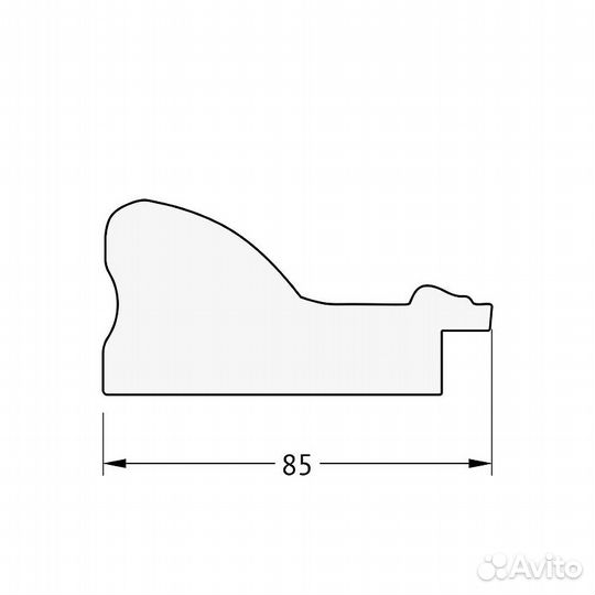 Зеркало Evoform Exclusive 135х55 BY 1260 с фацето