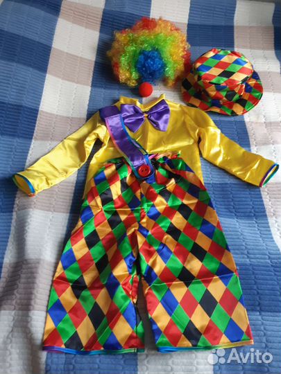 Новогодний костюм клоуна