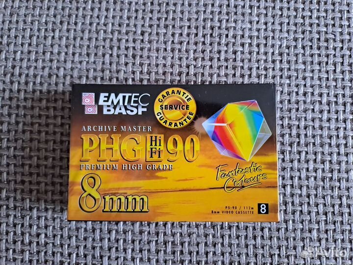 Видеокассета basf 8mm. PHG P5-90