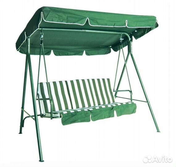 Качели садовые трехместные, 175 х 110 х 150 см
