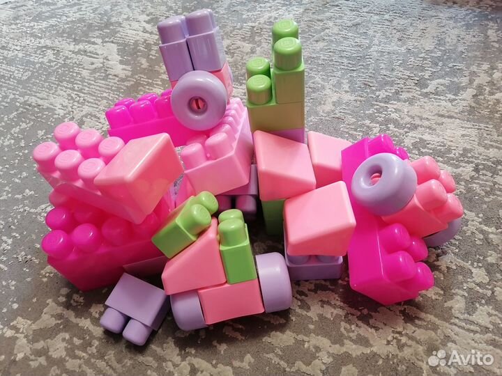 Машинка 24х14, Конструктор, большие детали