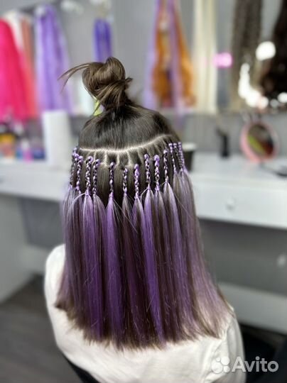 Модель для безопасного наращивания волос