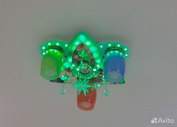 Люстра потолочная с пультом управления