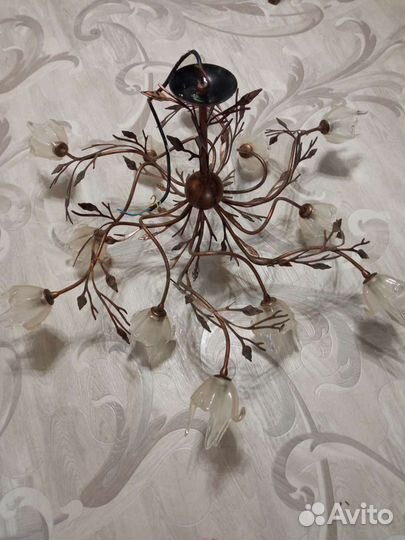 Люстра кованая