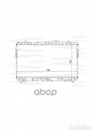 Радиатор охлаждения KK0129 free-Z