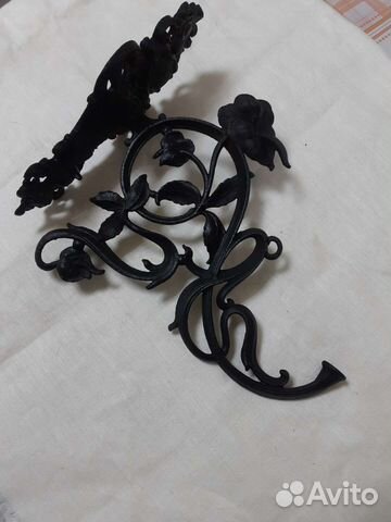 Старинный держатель, кронштейн для лампы