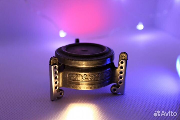 Редкие твердые духи СССР 1985. Мельхиор. Винтаж