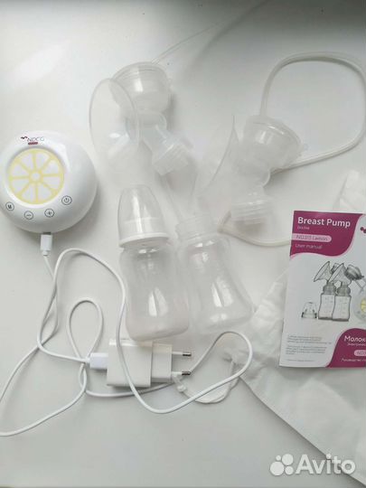 Молокоотсос электрический на 2 груди