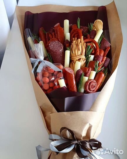 Мужской букет, съедобные букеты