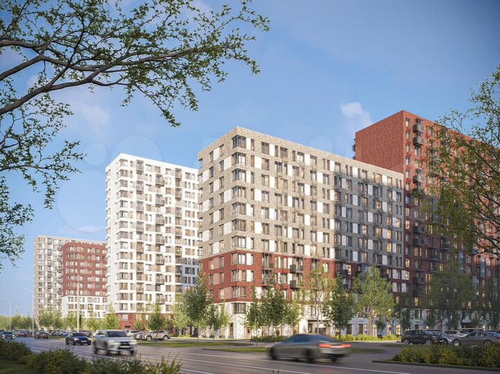 1-к. квартира, 33,4 м², 12/17 эт.