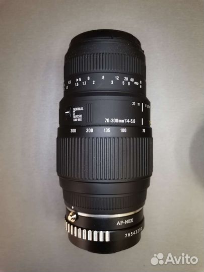 Объектив sigma dg 70-300mm 1:4-5:6