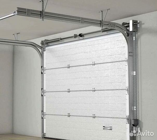 Ворота гаражные из алюминиевых сэндвич-панелей