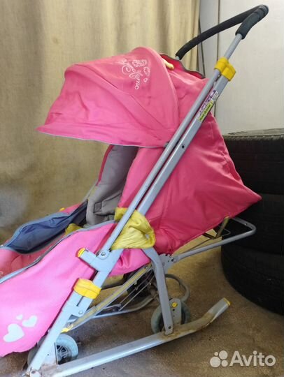 Коляска санки