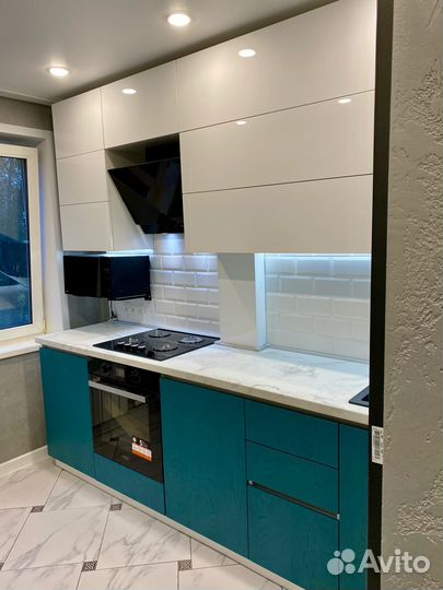 Прямая кухня на заказ под ключ в Челябинске