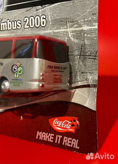 Коллекционный автобус Кока-кола Fifa Чм 2006
