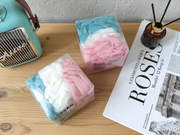 Мочалка IKEA новая 3 шт набор