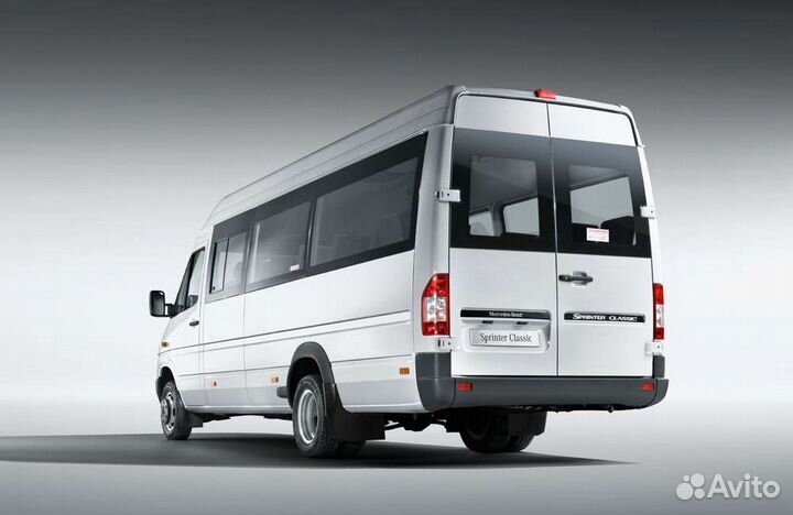 Водитель с личным микроавтобусом 17+7+1 мест