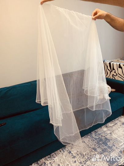 Свадебная фата новая
