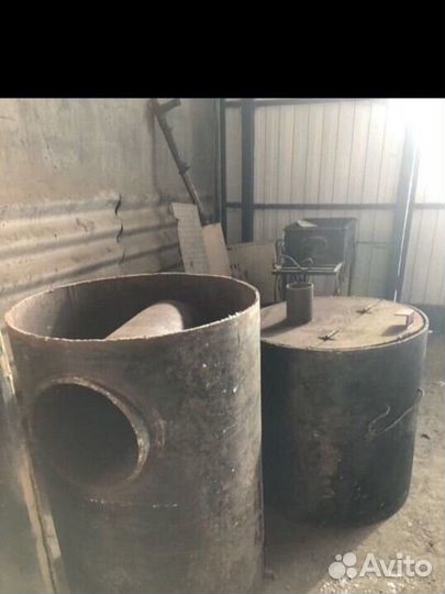 Печь для бани из трубы