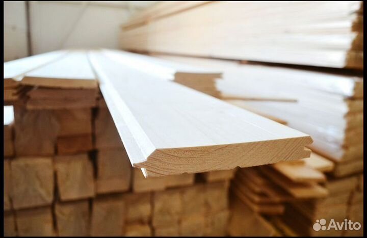 Имитация бруса : только оптом, ель, в наличии 750м