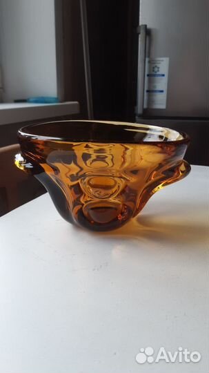 Блюдо для сервировки стола ретро стекло