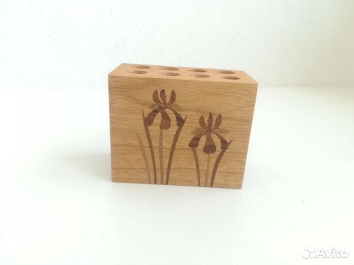 Подставка, дерево с инкрустацией. Тайвань