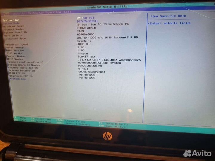 Нетбук-планшет HP Pavilion 10