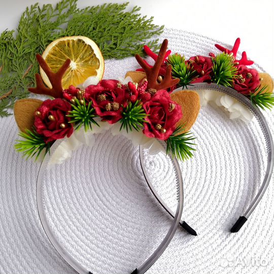 Новогодний ободок 