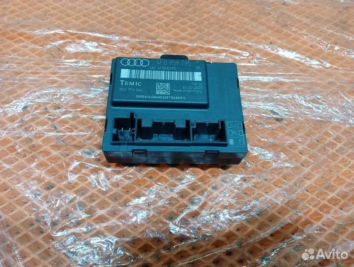 Блок управления Audi A6 C6 4F AUK 2006