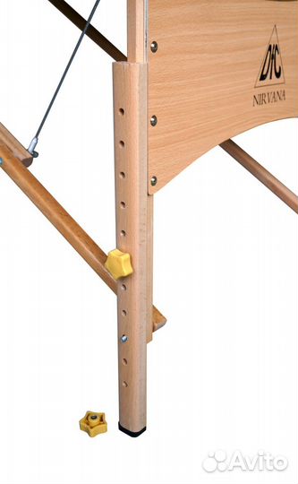 Складной массажный стол Nirvana Relax Pro бежевый