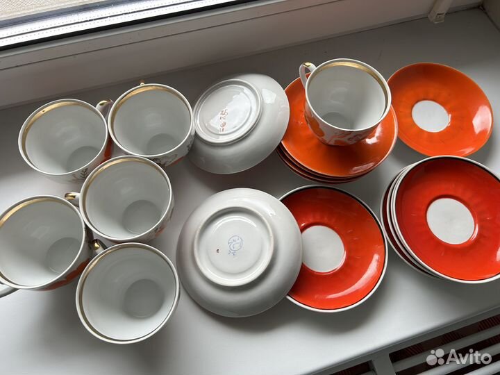 Чашки и блюдца винтаж СССР