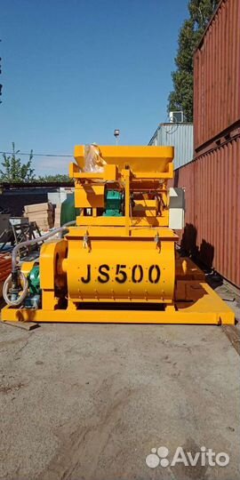 Бетоносмеситель JS500 со скипом