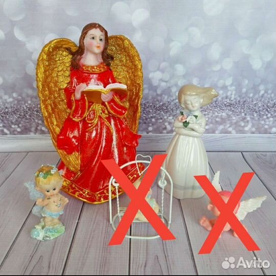 Статуэтки разные фарфор, полистоун