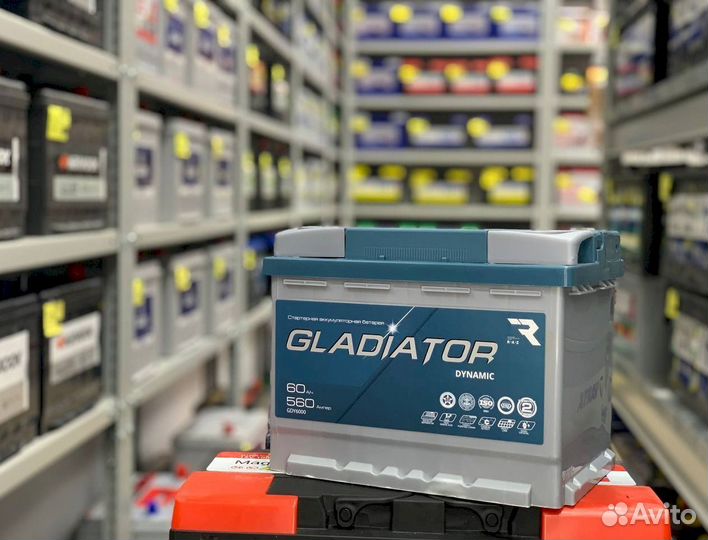 Аккумулятор gladiator dynamic 60 Ач