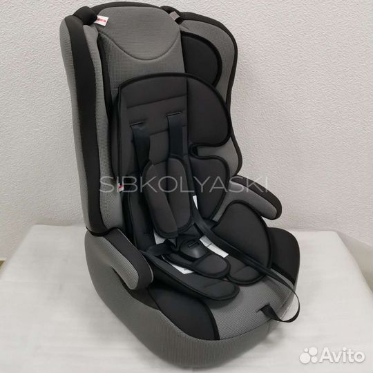 Автокресло teddy bear 9-36 кг. серое