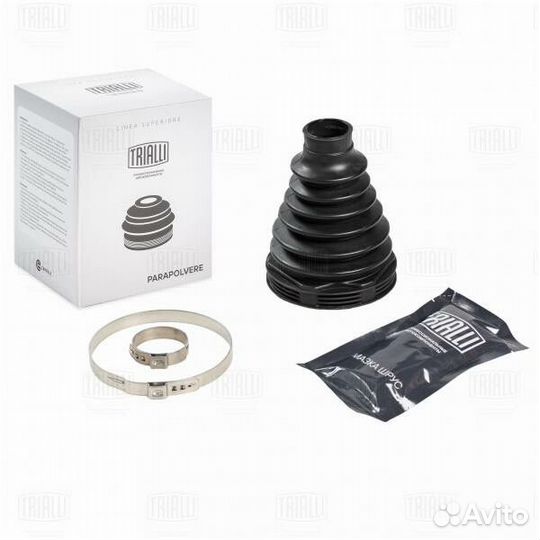 Пыльник шруса внутреннего переднего (компл: хомуты